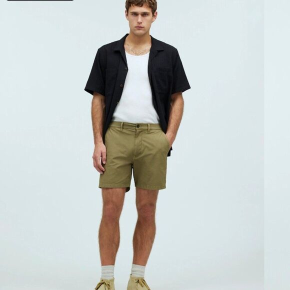 Madewell NO809 The Weekend Short in Distant Surplus NWOT- Flaw size 29 - Picture 1 of 13